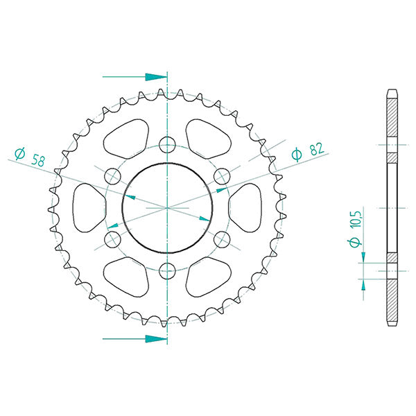 CORONA IN ACCIAIO P428 - Z37 (DIS.00048)