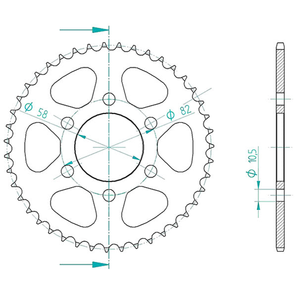 CORONA IN ACCIAIO P428 - Z43 (DIS.00048)