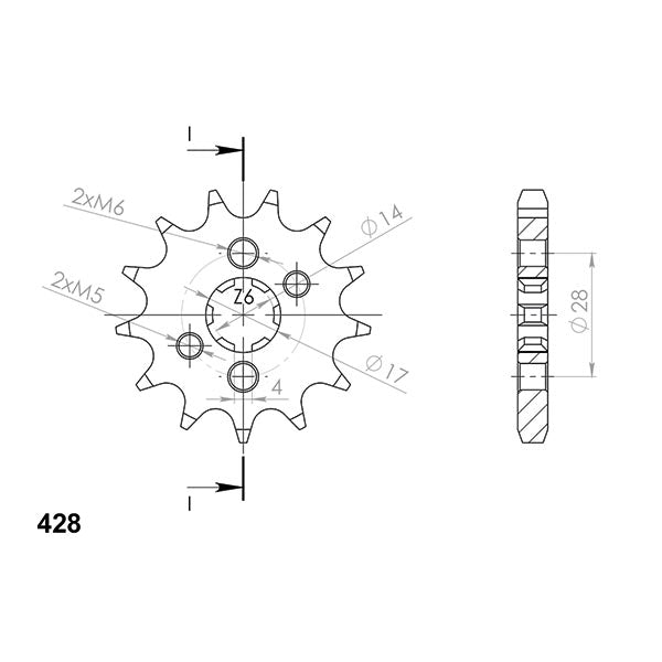 PIGNONE P428 - Z13 (DIS.00530)