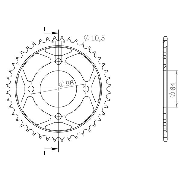 CORONA IN ACCIAIO P428 - Z44 (DIS.10231)