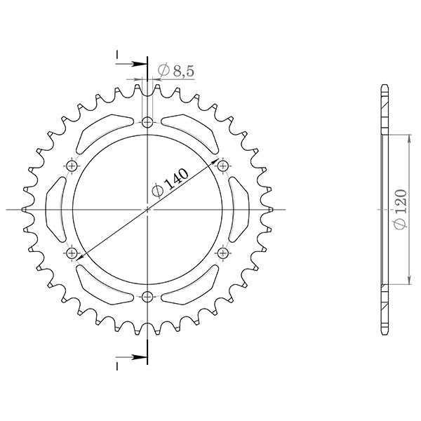 CORONA IN ACCIAIO P520 - Z38 (DIS.10311)