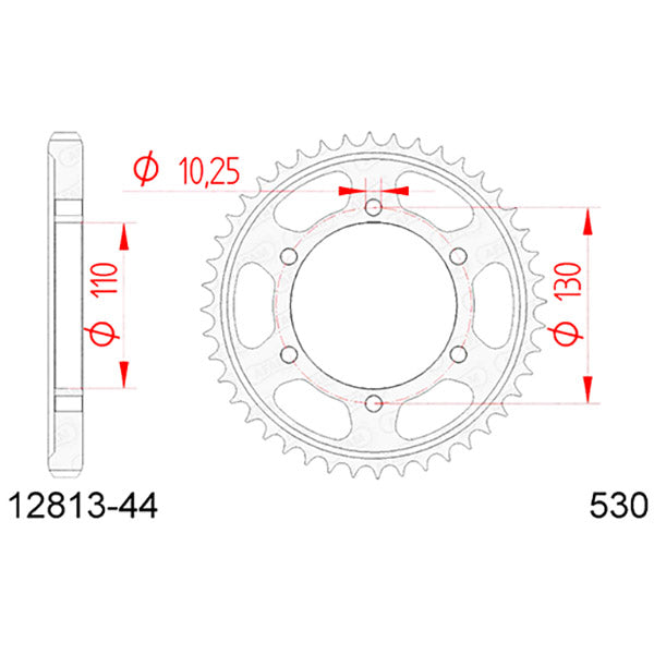 CORONA AFAM IN ACCIAIO P530 - Z44 (DIS.12813)
