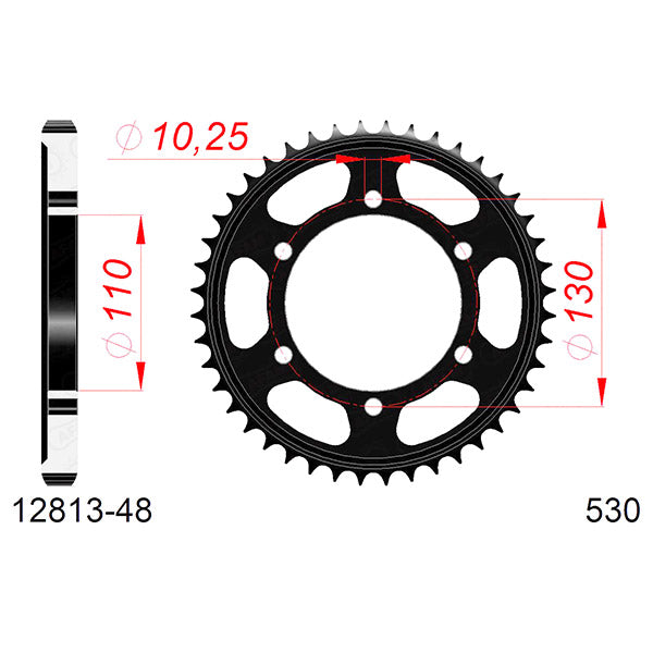 CORONA AFAM IN ACCIAIO P530 - Z48 (DIS.12813)
