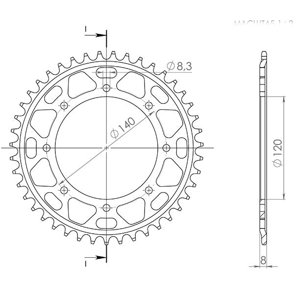 CORONA IN ACCIAIO P520 - Z43 (DIS.16501)