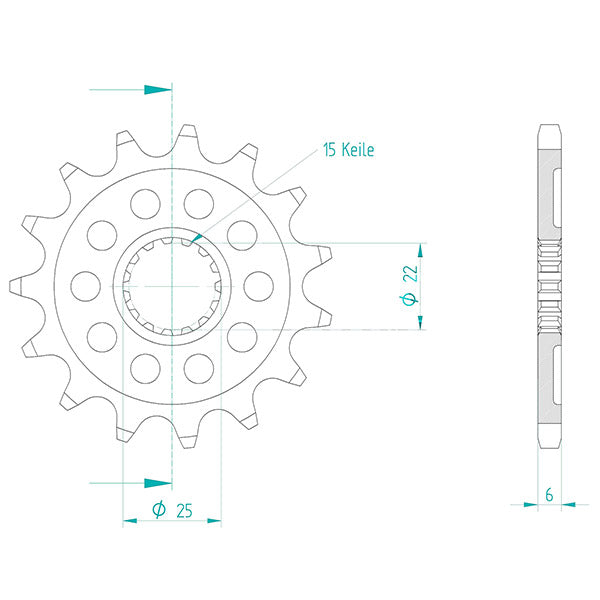 PIGNONE P520 - Z15 (DIS.187300)