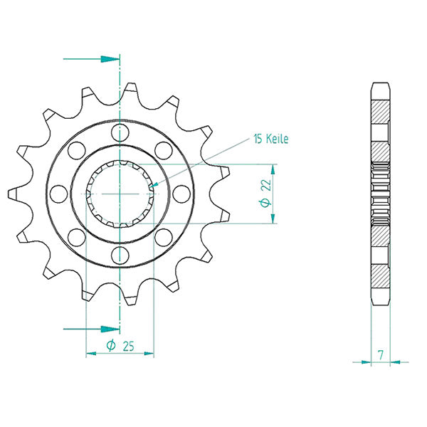 PIGNONE P525 - Z15 (DIS.187501)