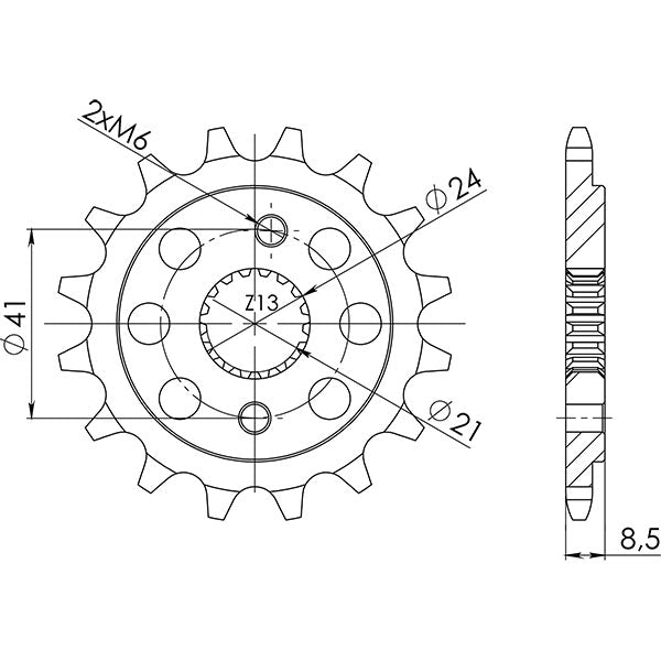 PIGNONE P520 - Z15 (DIS.20314)