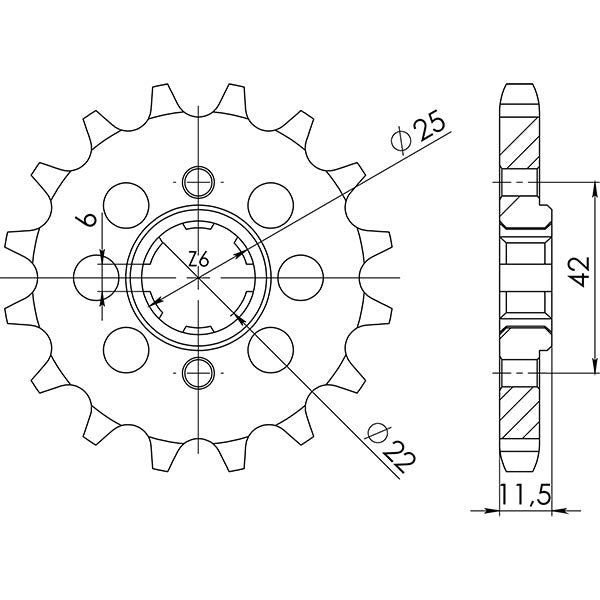 PIGNONE P530 - Z15 (DIS.20503)