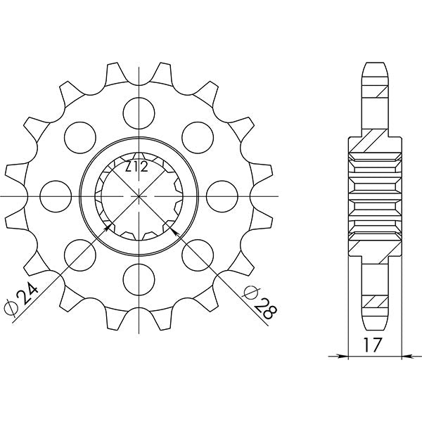 PIGNONE P530 - Z15 (DIS.20504)
