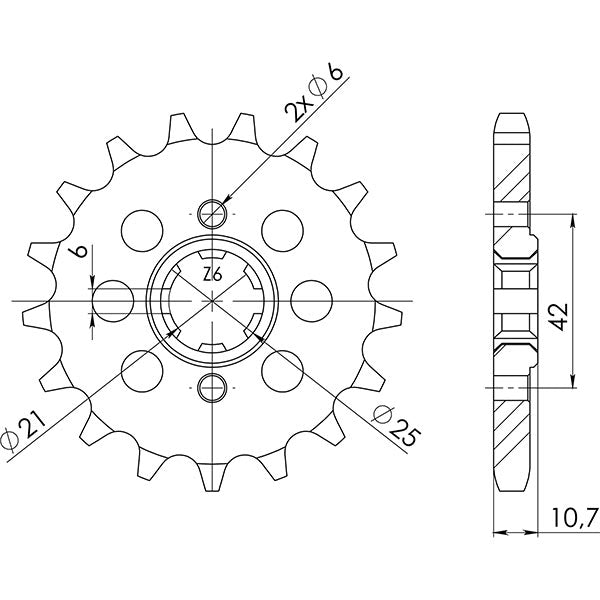 PIGNONE P530 - Z17 (DIS.20505)