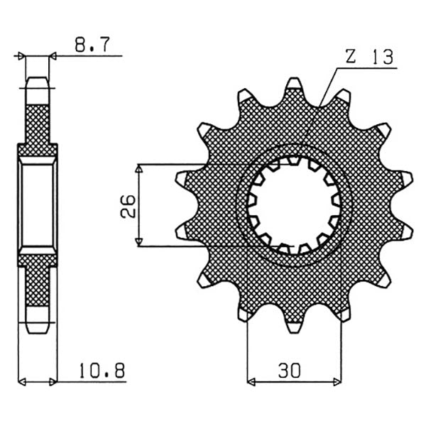 PIGNONE P532 - Z17 (DIS.21803)