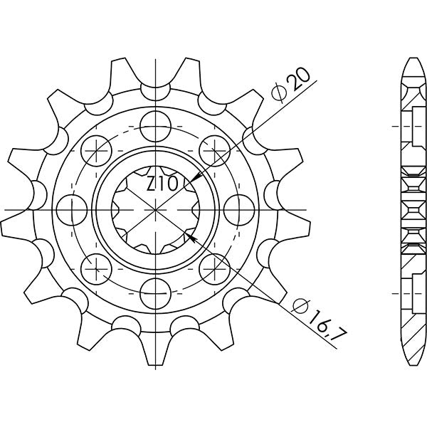 PIGNONE P520 - Z14 (DIS.22301)