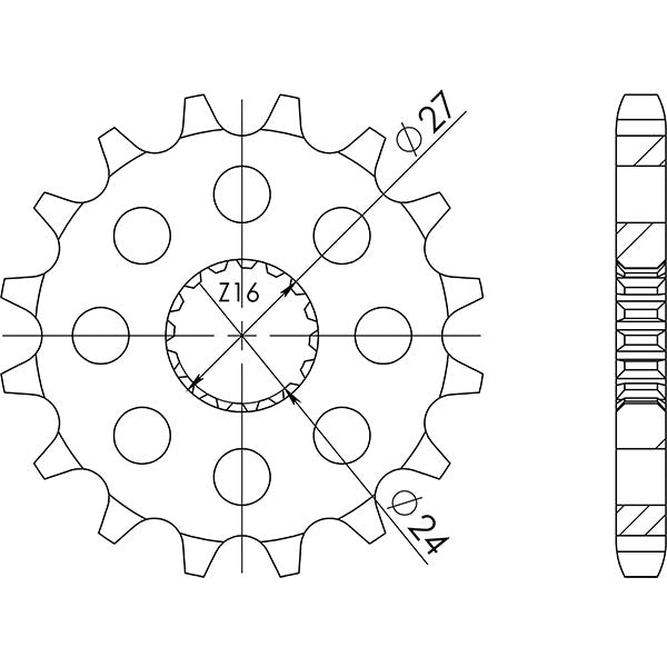 PIGNONE P530 - Z17 (DIS.22900)