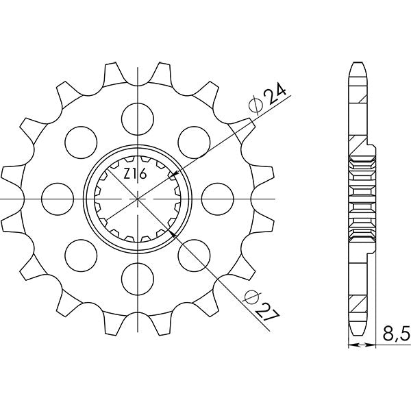 PIGNONE P520 - Z16 (DIS.22902)