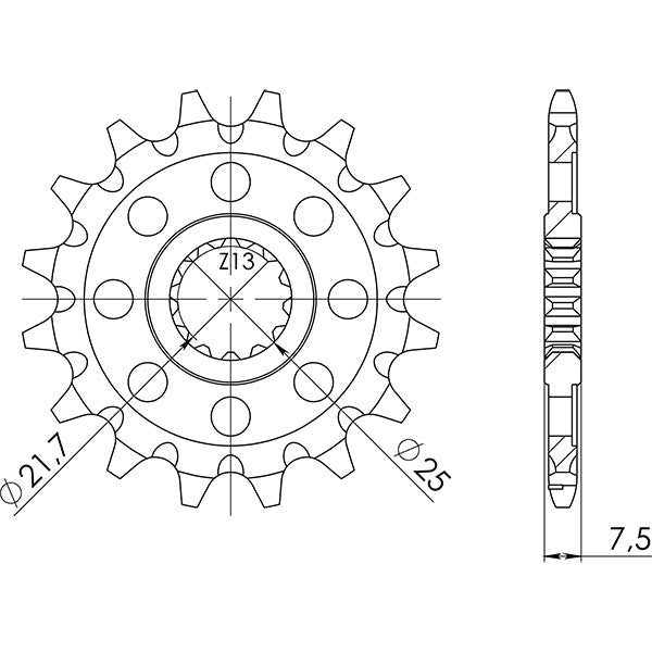 PIGNONE P520 - Z13 (DIS.24312)