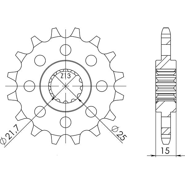PIGNONE P525 - Z14 (DIS.24506)