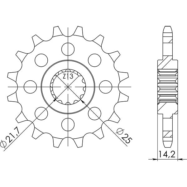 PIGNONE P525 - Z15 (DIS.24602)