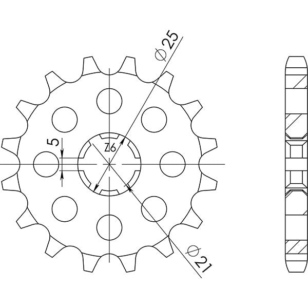 PIGNONE P530 - Z15 (DIS.30301)