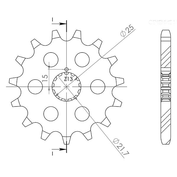 PIGNONE P630 - Z13 (DIS.33600)