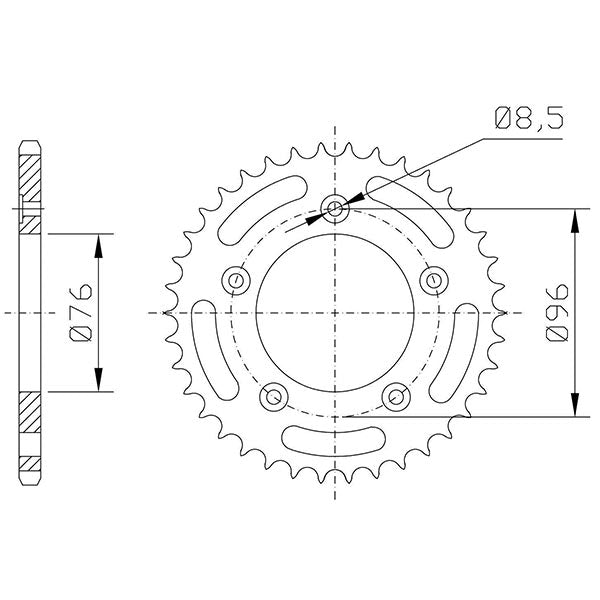 CORONA IN ACCIAIO P520 - Z43 (DIS.44205)