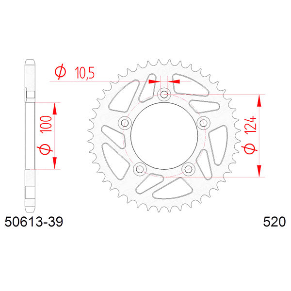CORONA AFAM IN ACCIAIO P520 - Z39 (DIS.50613)