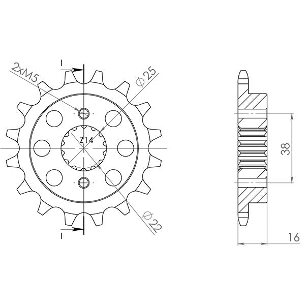 PIGNONE P520 - Z15 (DIS.52604)