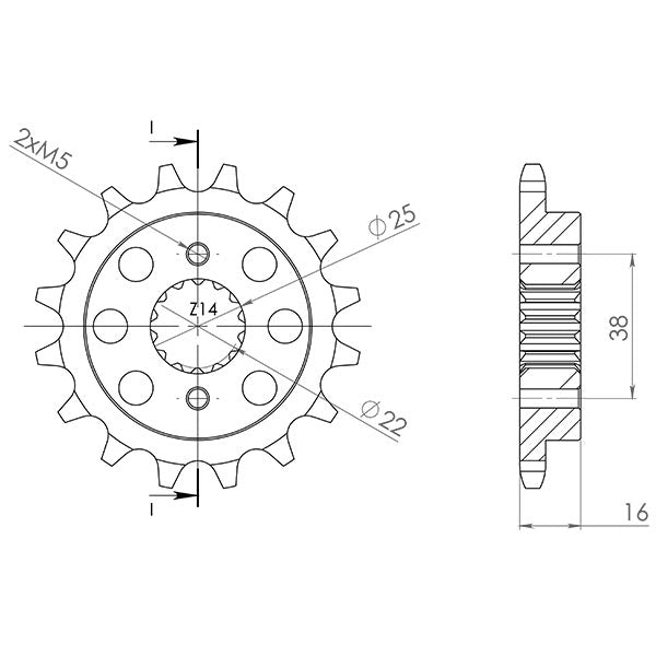 PIGNONE P525 - Z15 (DIS.52608)
