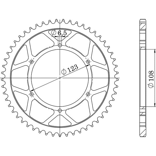 CORONA IN ACCIAIO P420 - Z52 (DIS.92114)