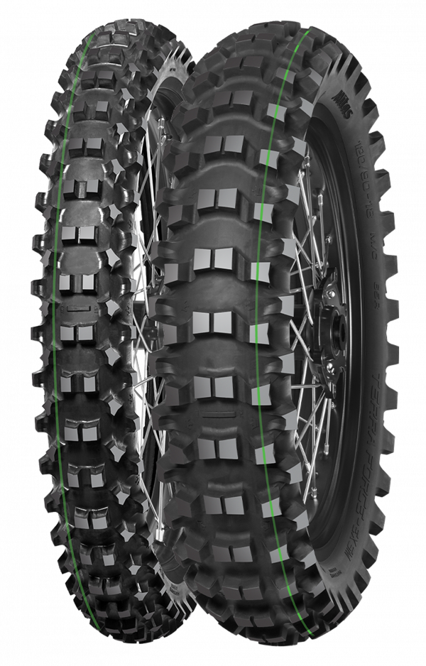 MITAS 110/100 -18 64R TERRA FORCE-EX SM SUPER LIGHT  TT (Raya verde)