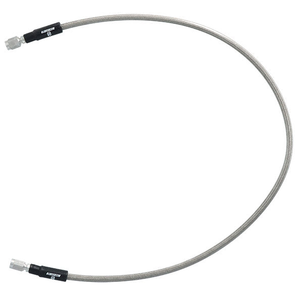 TUBO FRENO IN TRECCIA  - GUAINA TRASPARENTE 1550 mm