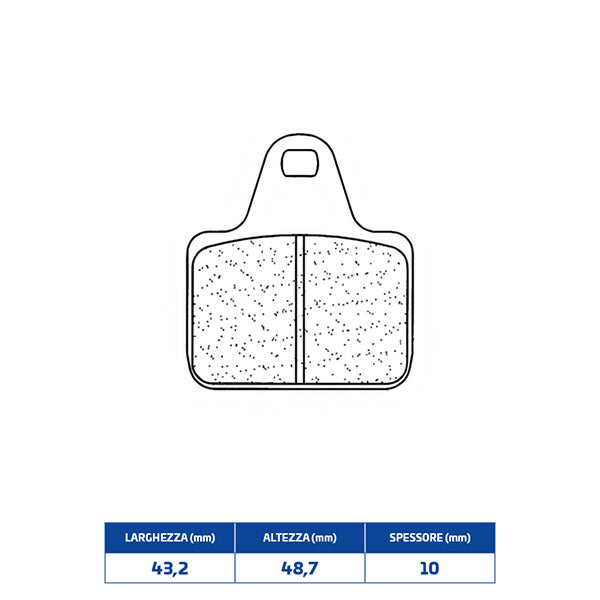 PASTIGLIE FRENO RACING ANTERIORE CL BRAKES 1075C60
