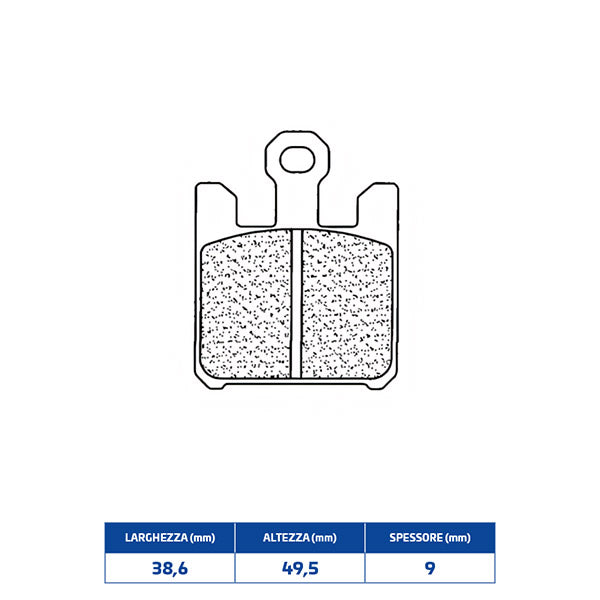 PASTIGLIE FRENO RACING ANTERIORE CL BRAKES 1110C60