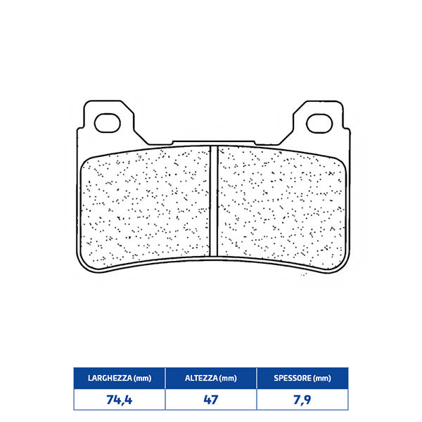 PASTIGLIE FRENO RACING ANTERIORE CL BRAKES 1134C60