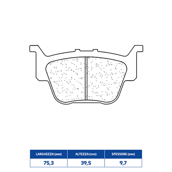 PASTIGLIE FRENO CL BRAKES 1140ATV1