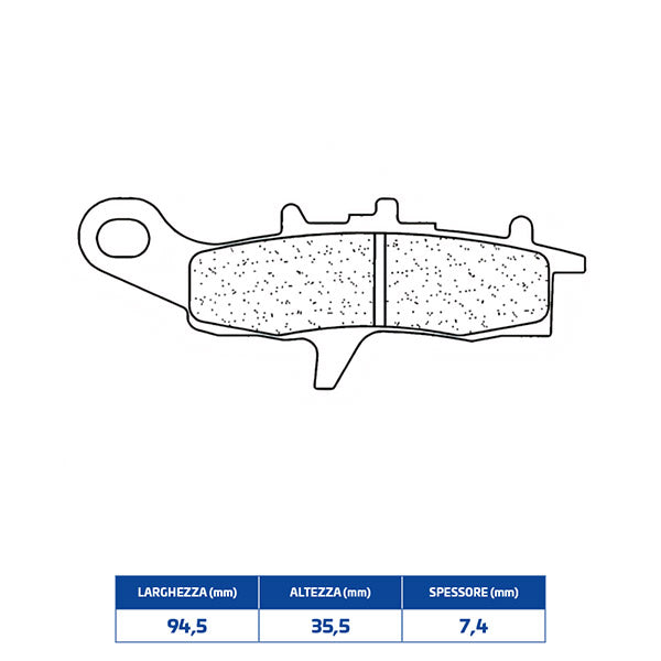 PASTIGLIE FRENO CL BRAKES 1141ATV1