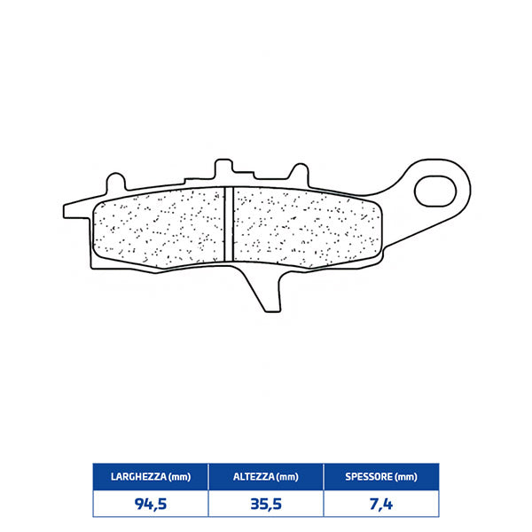 PASTIGLIE FRENO CL BRAKES 1142ATV1