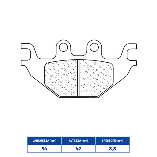PASTIGLIE FRENO POSTERIORE CL BRAKES 1147X59