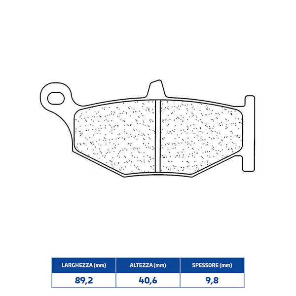 PASTIGLIE FRENO POSTERIORE CL BRAKES 1163RX3