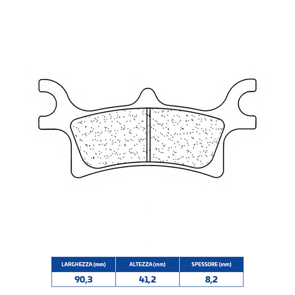 PASTIGLIE FRENO CL BRAKES 1165ATV1