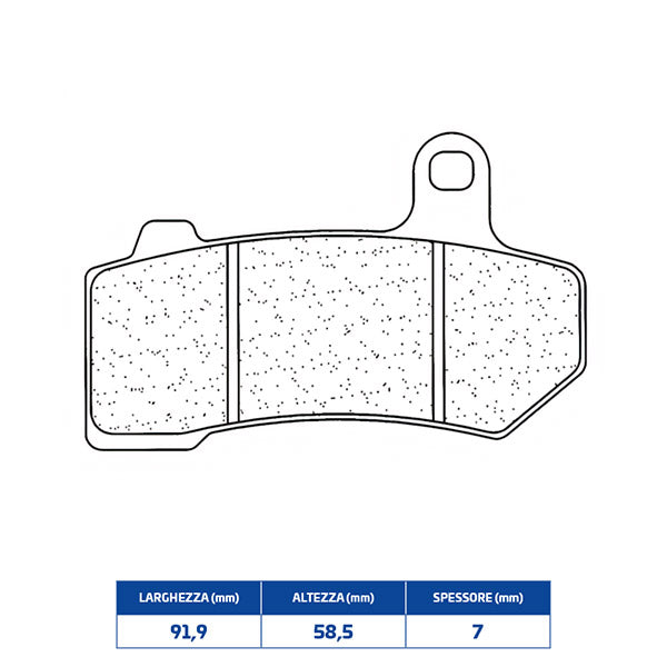 PASTIGLIE FRENO POSTERIORE CL BRAKES 1172RX3