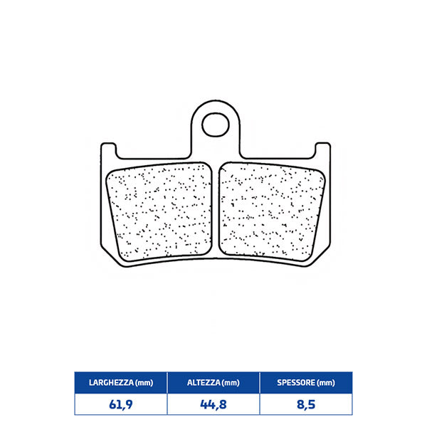 PASTIGLIE FRENO ANTERIORE CL BRAKES 1180A3+