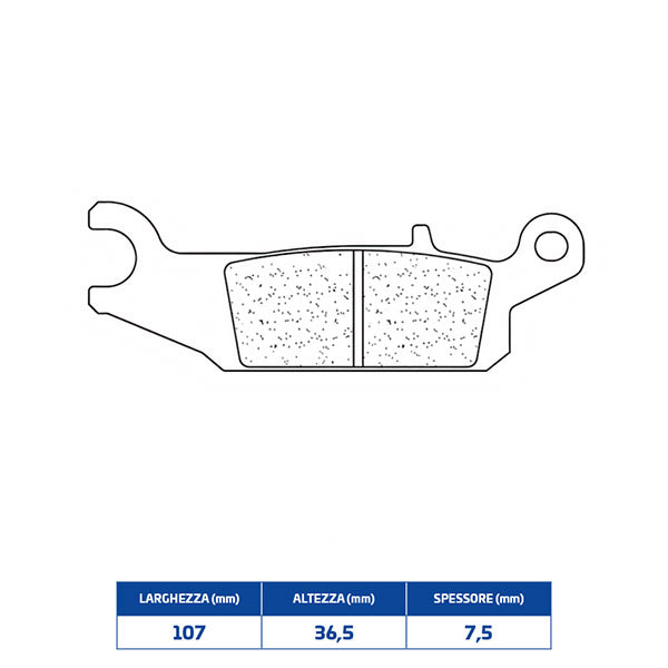 PASTIGLIE FRENO CL BRAKES 1194ATV1