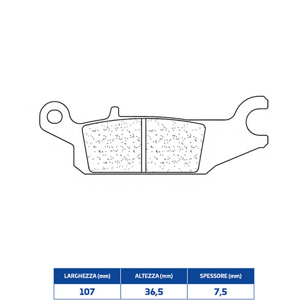 PASTIGLIE FRENO CL BRAKES 1195ATV1