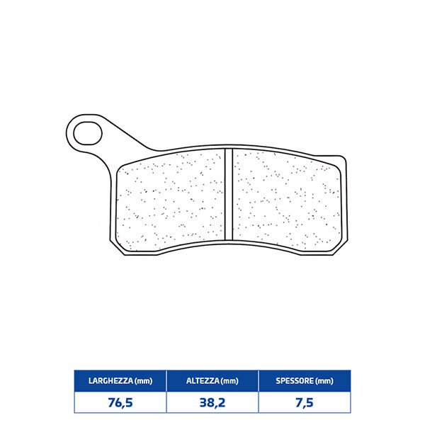 PASTIGLIE FRENO CL BRAKES 1204ATV1