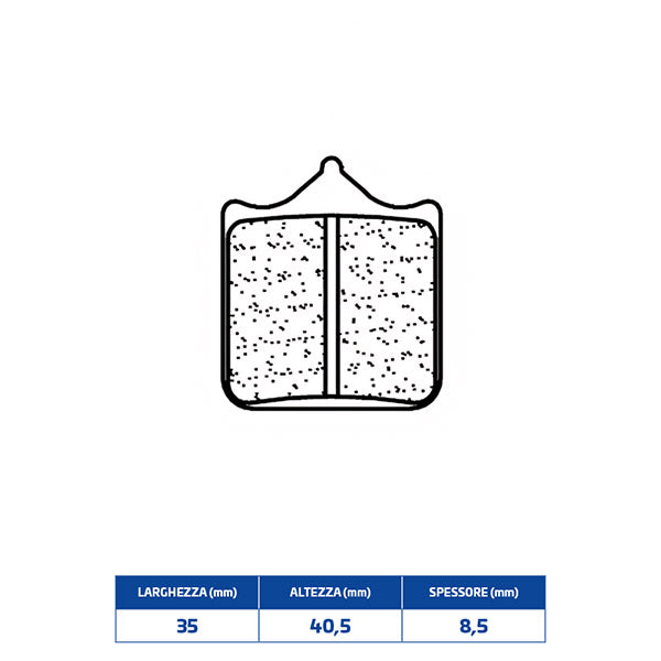 PASTIGLIE FRENO RACING ANTERIORE CL BRAKES 1207C60