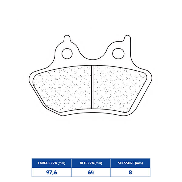 PASTIGLIE FRENO POSTERIORE CL BRAKES 1211RX3