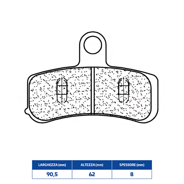 PASTIGLIE FRENO ANTERIORE CL BRAKES 1212A3+
