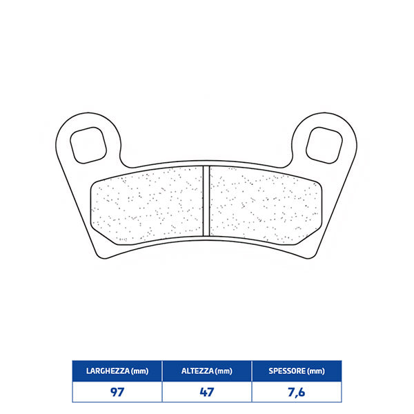 PASTIGLIE FRENO CL BRAKES 1220ATV1