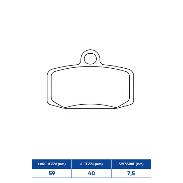PASTIGLIE FRENO CL BRAKES 1228MX10