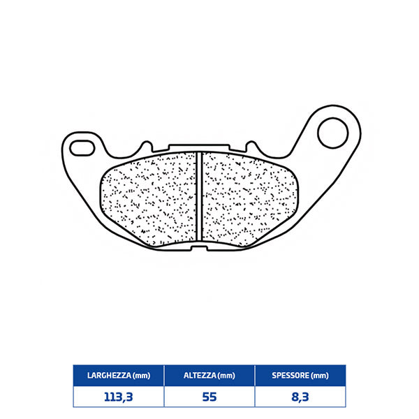 PASTIGLIE FRENO CL BRAKES 1240XBK5